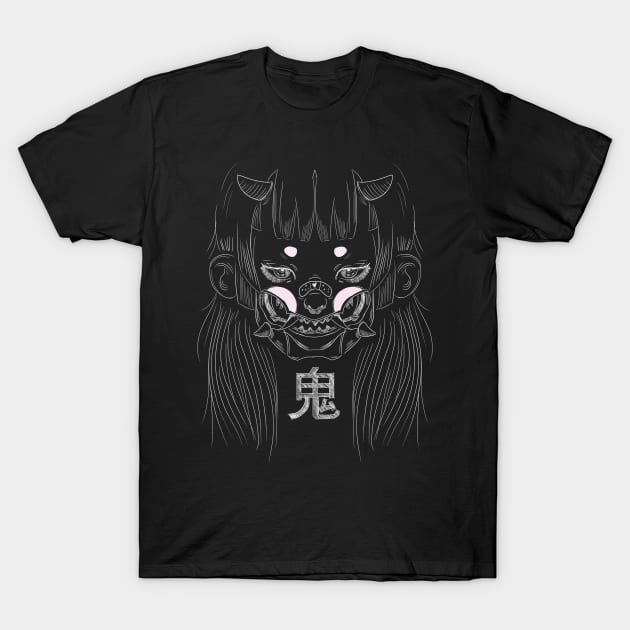 Oni Doll T-Shirt by RhunaArt